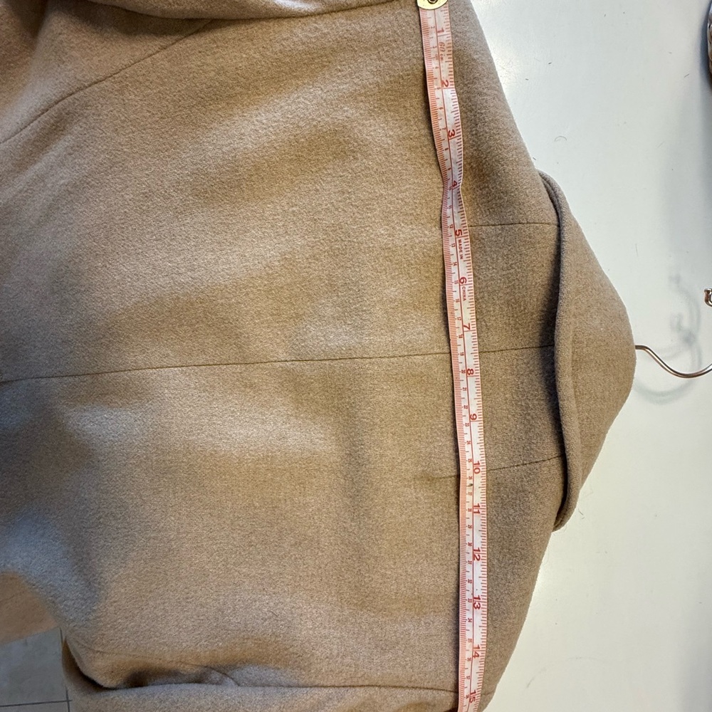 Vintage Brown Tan Camel Hair Trench Coat for Women- Fleurette of California - Picture 16 of 17